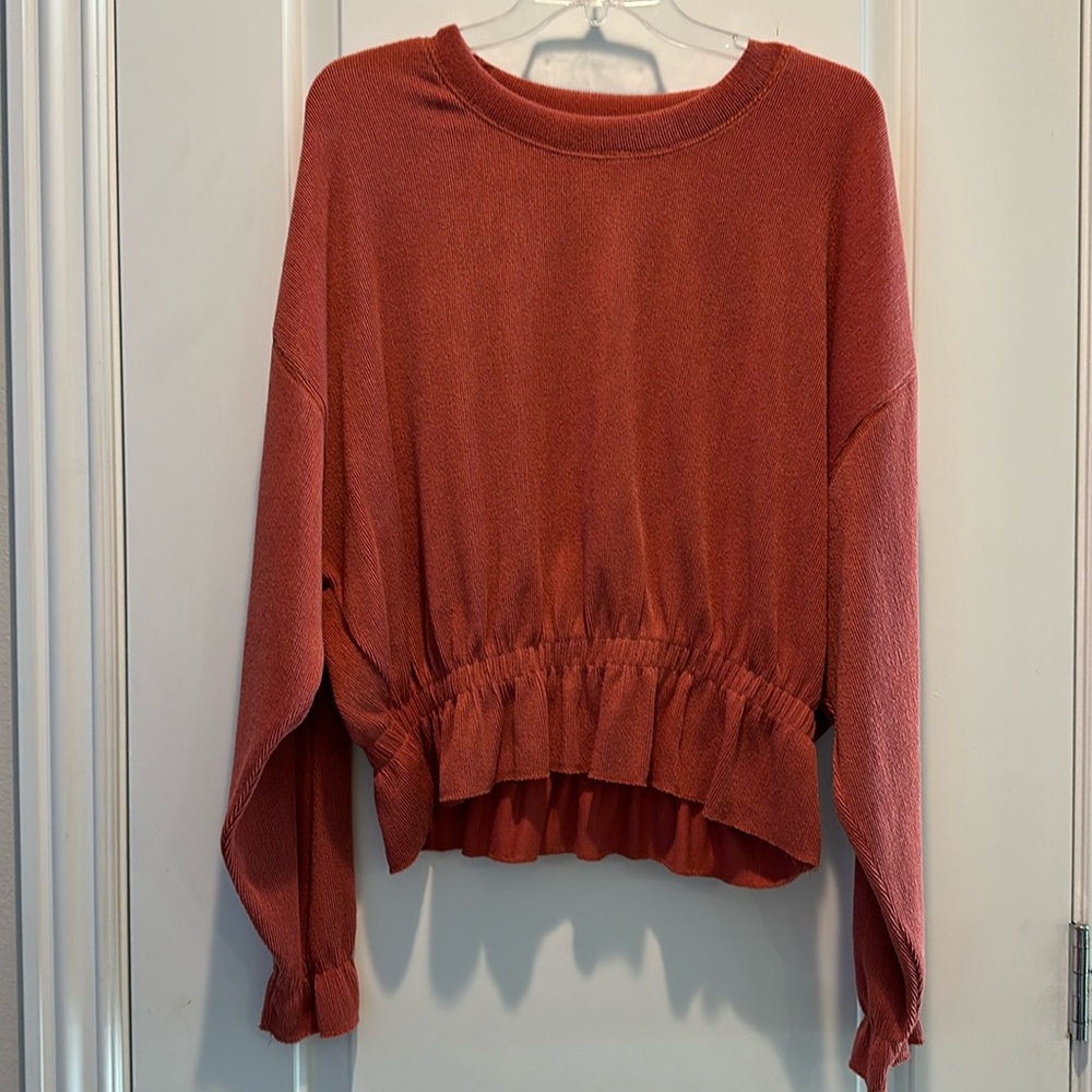 Zara Cinched Waist Sweater